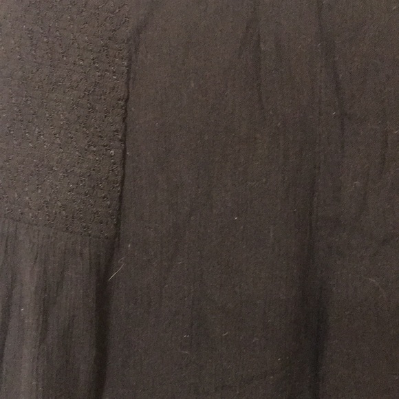 Free people black pants little design at top - Picture 6 of 10